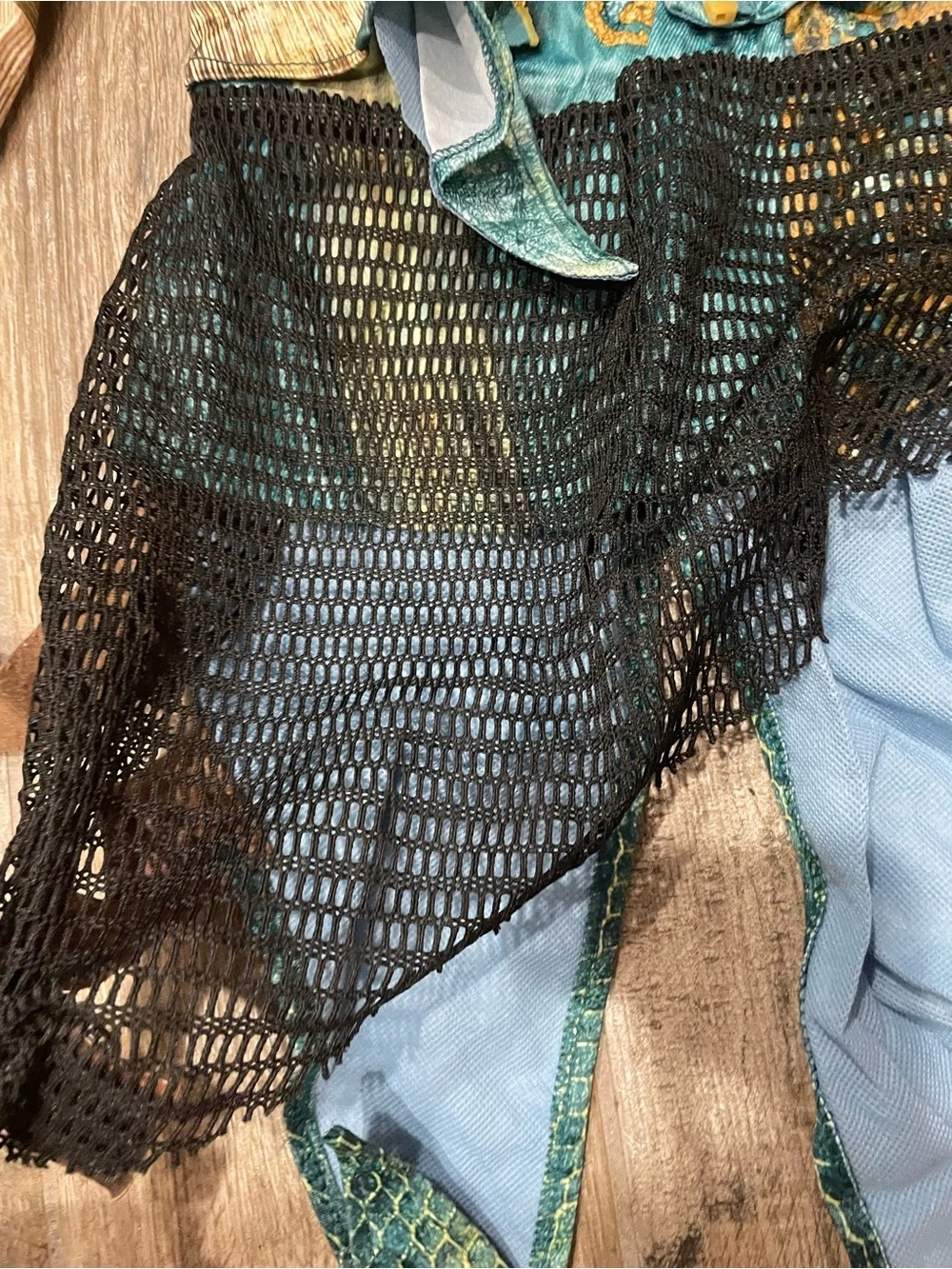 Disney Descendants Uma 4-6 Teal Pirate Halloween Costume